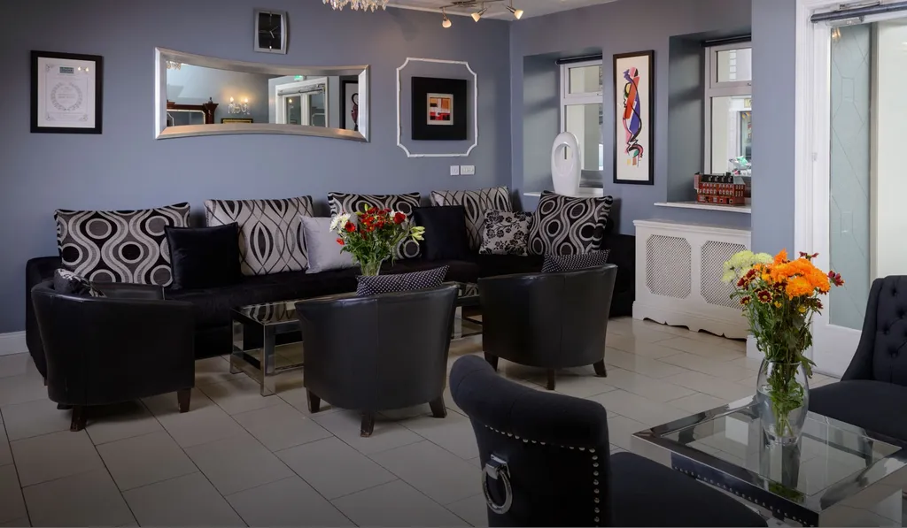 The lounge at McSweeney Arms Hotel in Killarney.