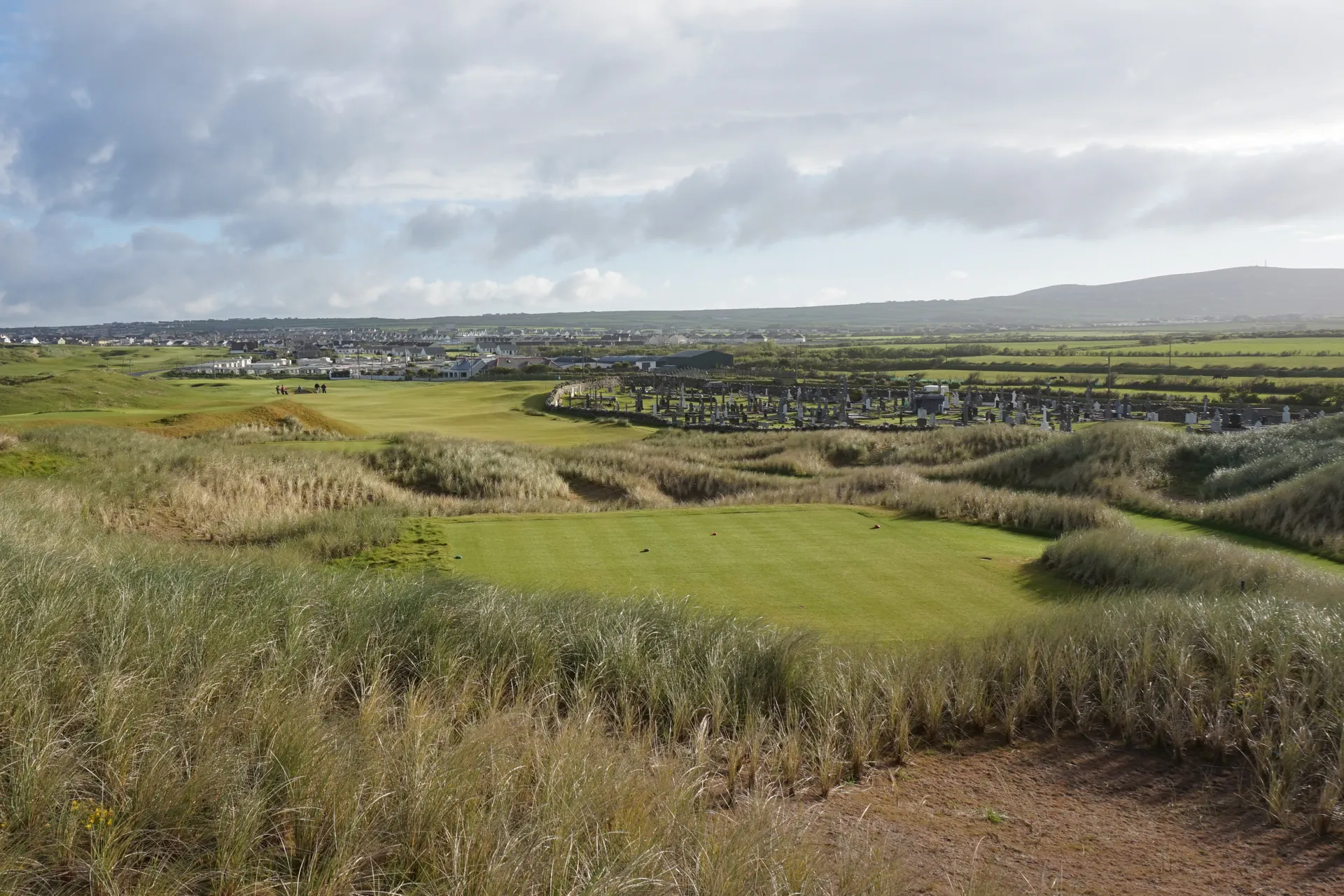 The 1st hole of the Old Course at Ballybunion Golf Club in County Kerry.